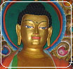 Buddha Idol at the Siddharth Vihar Tibetan Buddhist Gompa, Itanagar