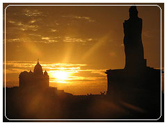 Sunrise at Kanyakumari